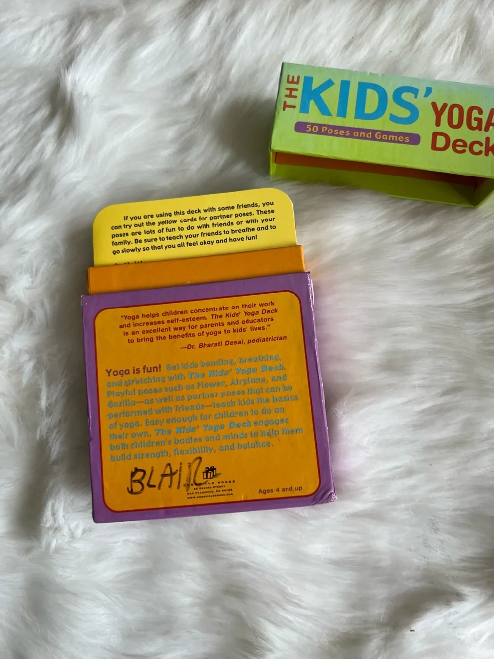 The Kids' Yoga Deck cards